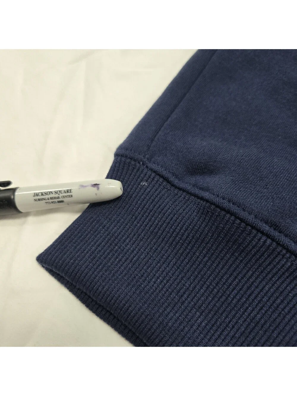 NWT Mens MEDIUM Arthur Beale AB Navy Jogger Sweatpants Fleece Pockets Adjustable